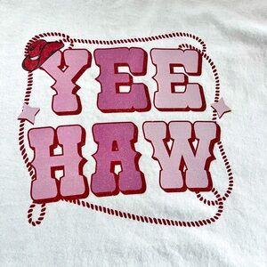 Yee Haw Crew Neck T shirt